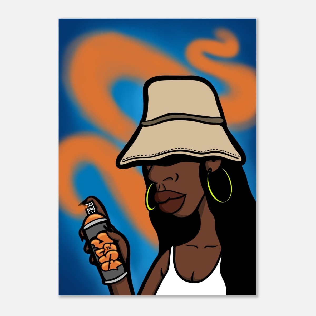 ''GRAFFITI DREAMS'' Premium Semi - Glossy Paper Poster - Caio Trevisan Art