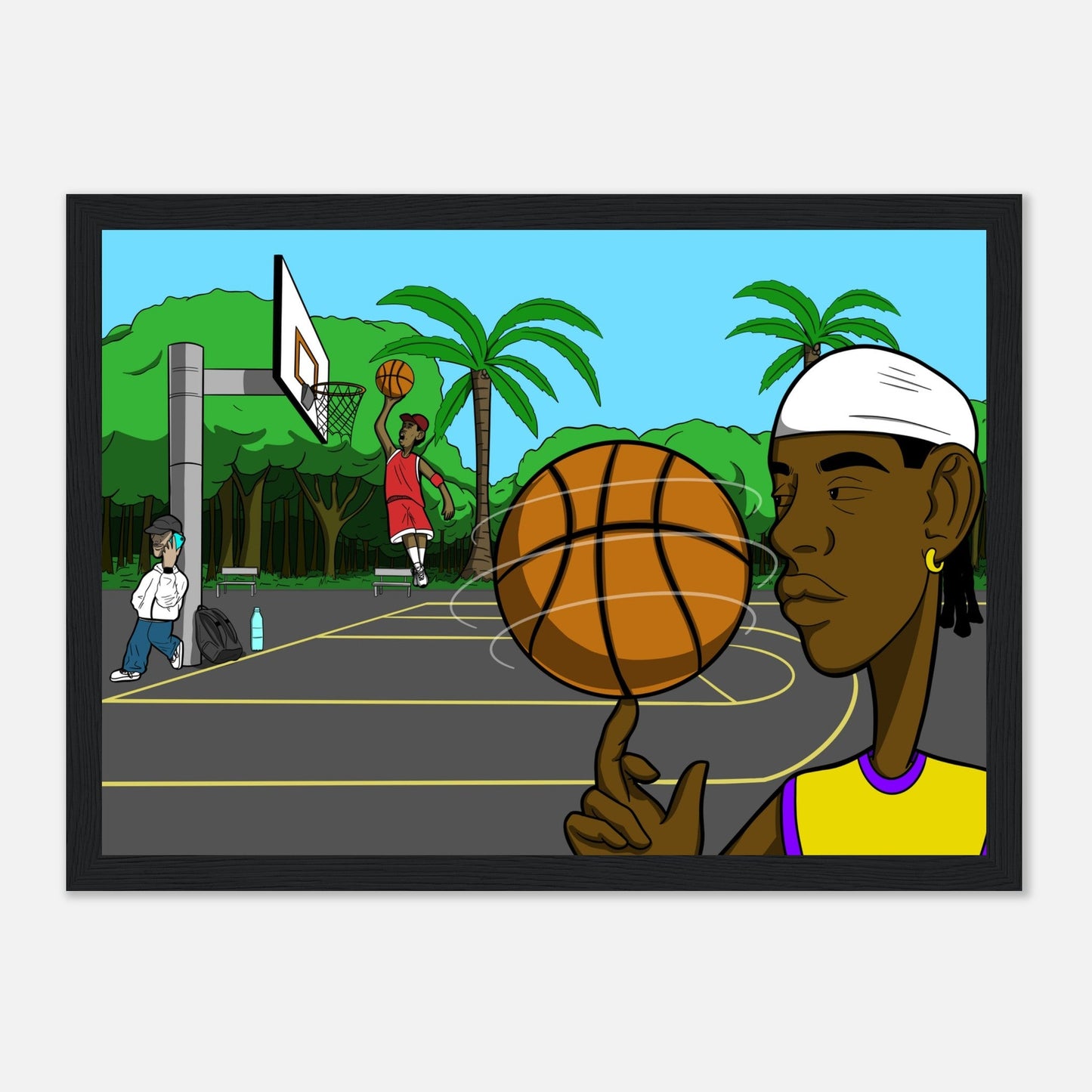 ''PLAYERS'' Premium Semi - Glossy Paper Wooden Framed Poster - Caio Trevisan Art