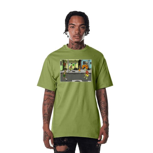 Soccer in the Hood Essential Street T-Shirt - Caio Trevisan Art