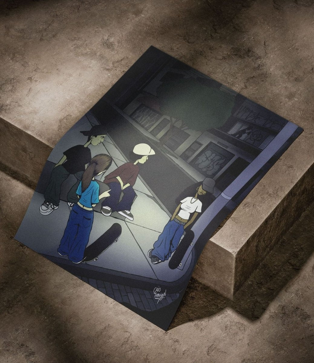 After Session – Print | Urban & Contemporary Skate Illustration - Caio Trevisan Art