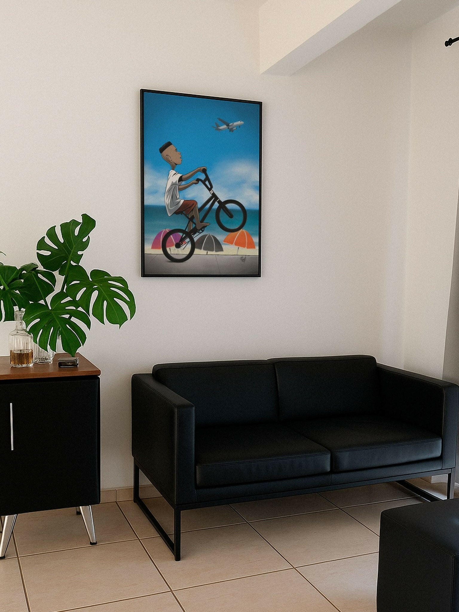 Dreams – Framed Canvas | Contemporary Urban Illustration for Modern Interiors - Caio Trevisan Art