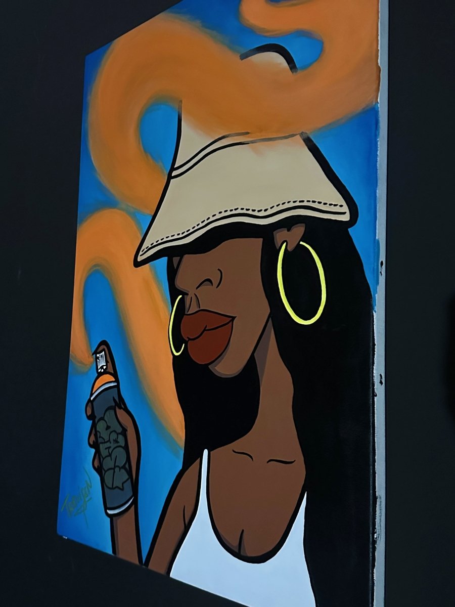 ''GRAFFITI DREAMS'' Acrylic On Canvas Original Painting - 50x70cm - Caio Trevisan Art