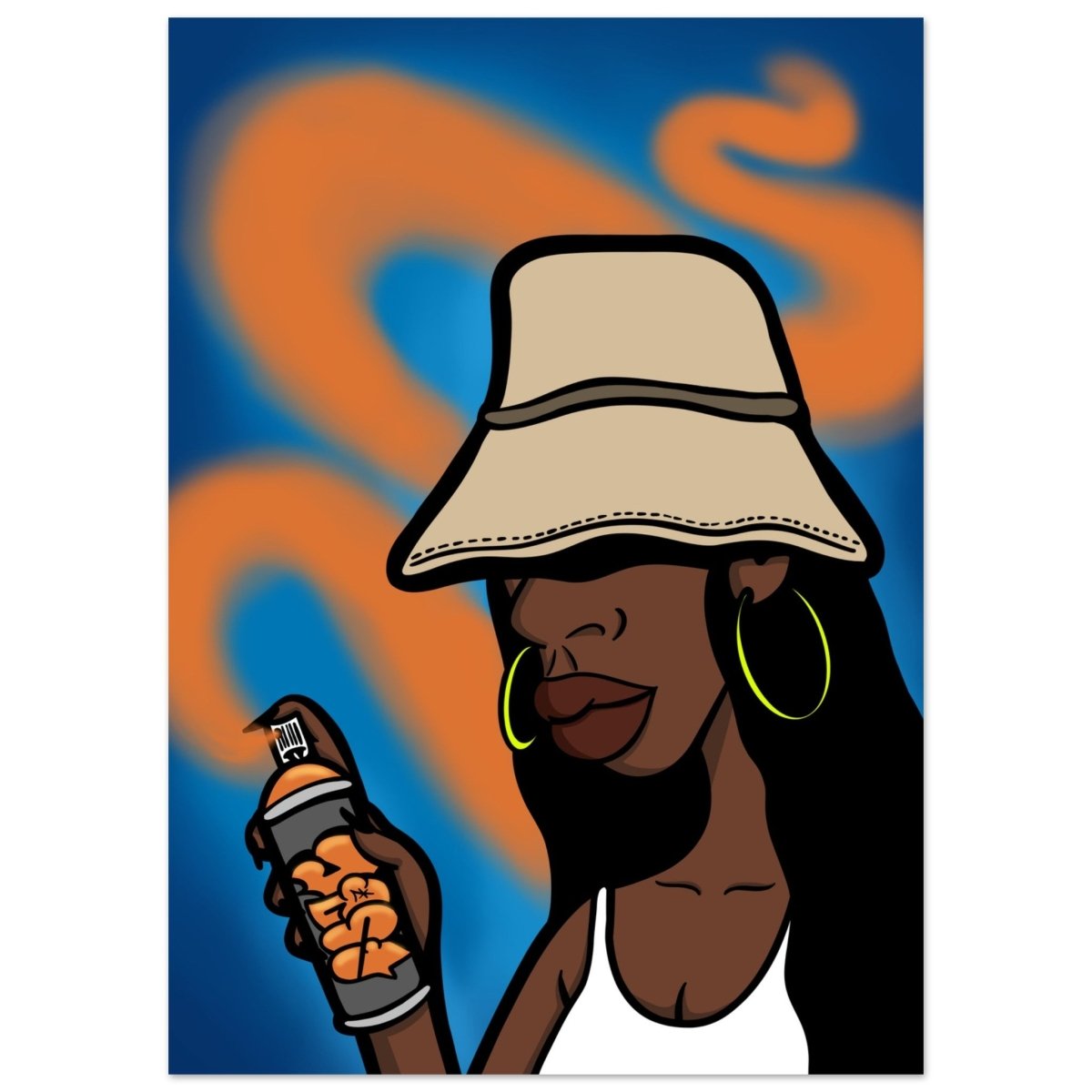 ''GRAFFITI DREAMS'' Premium Semi - Glossy Paper Poster - Caio Trevisan Art