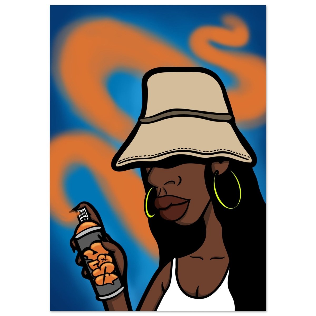 ''GRAFFITI DREAMS'' Premium Semi - Glossy Paper Poster - Caio Trevisan Art