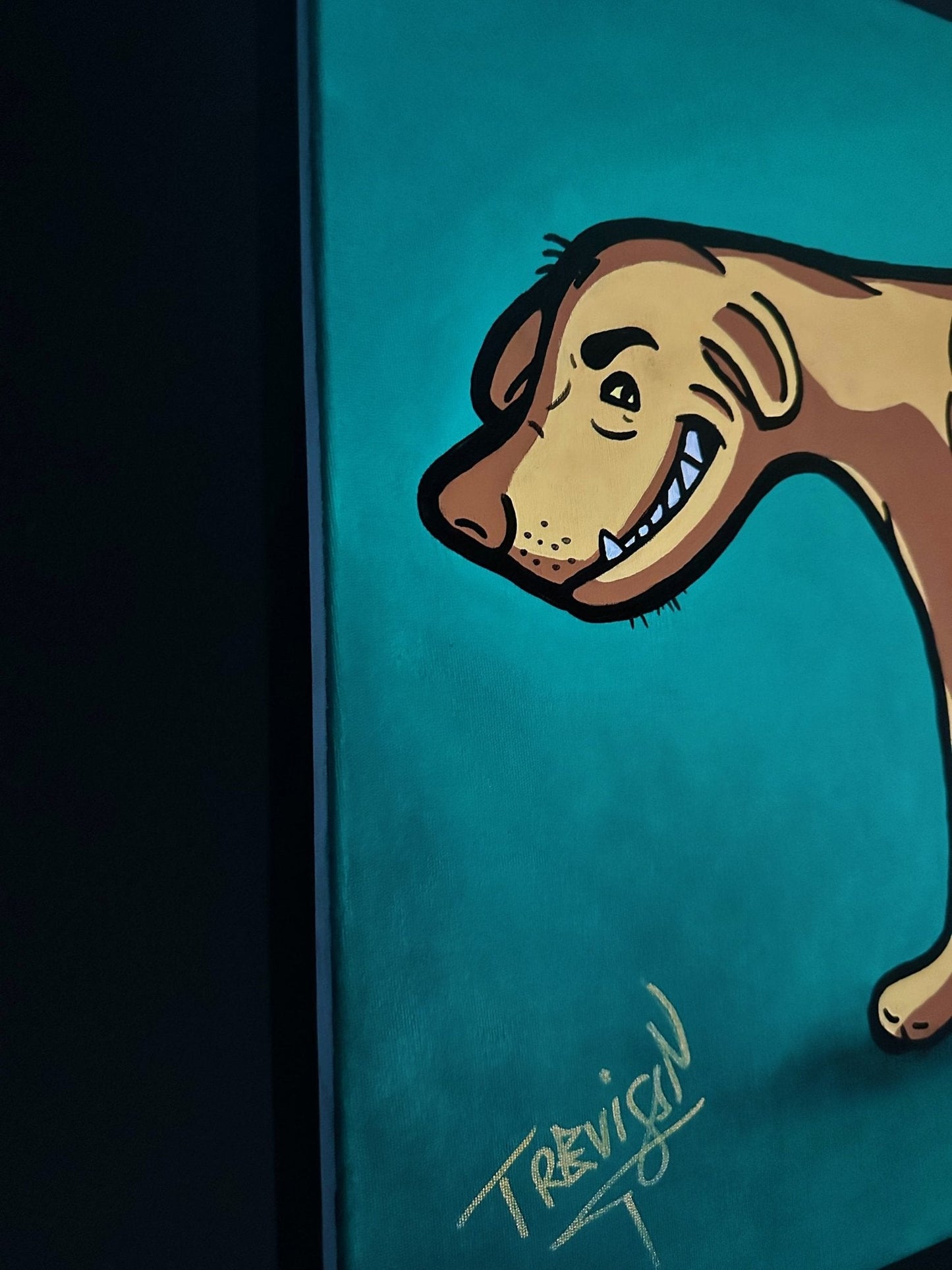 ''KDELO CARAMELO'' Acrylic On Canvas (70x50cm) - Caio Trevisan Art