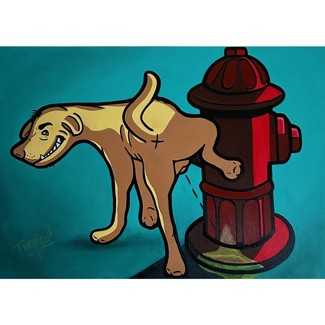 ''KDELO CARAMELO'' Acrylic On Canvas (70x50cm) - Caio Trevisan Art