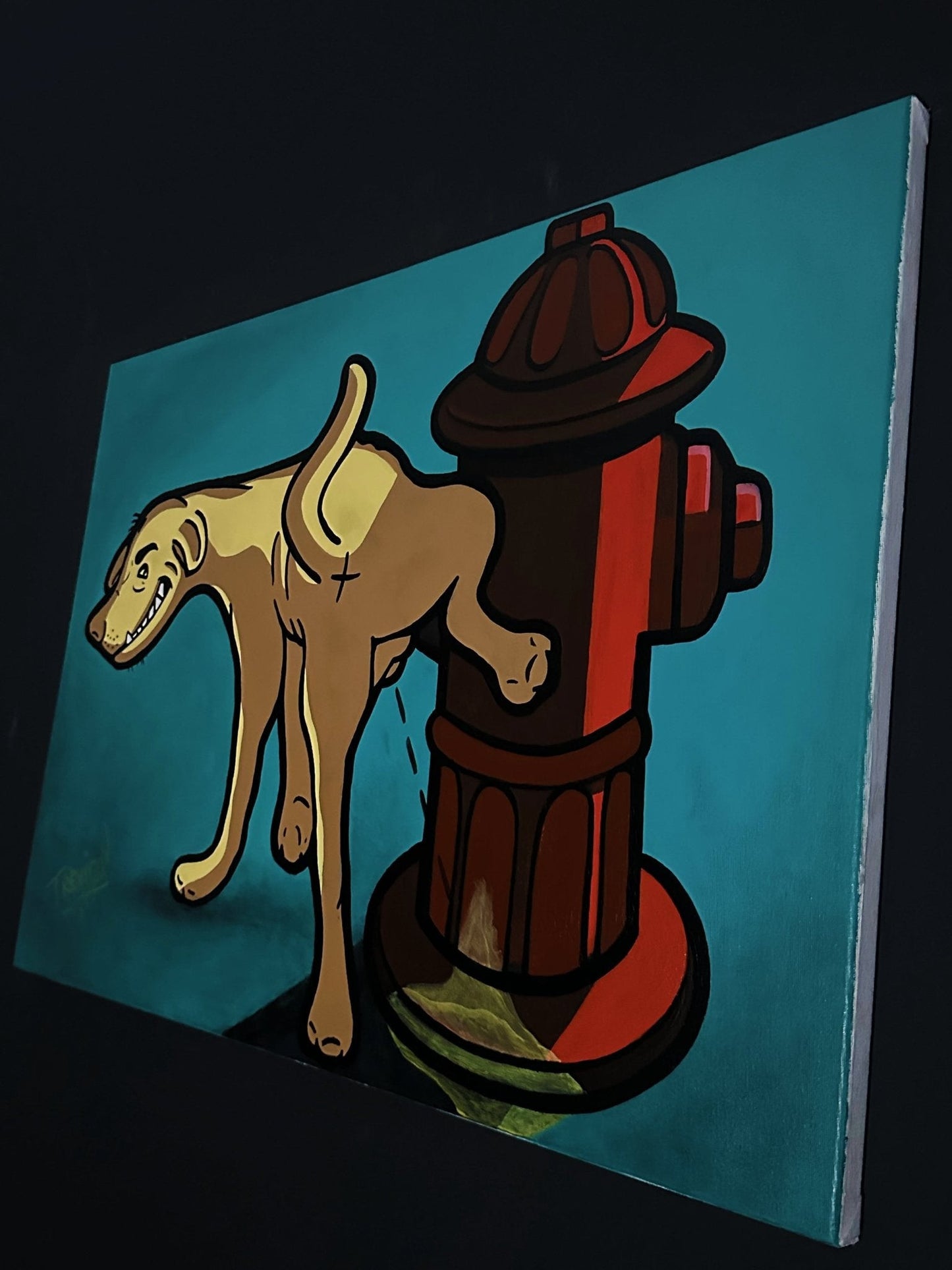 ''KDELO CARAMELO'' Acrylic On Canvas (70x50cm) - Caio Trevisan Art