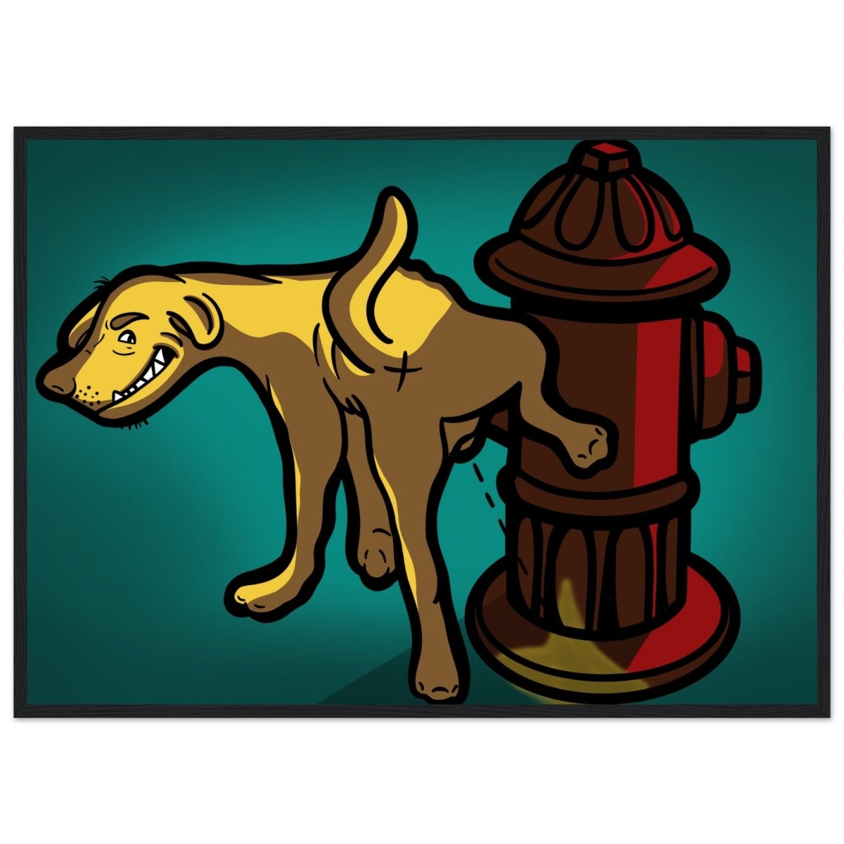 ''KDELO CARAMELO'' Premium Semi - Glossy Paper Wooden Framed Poster - Caio Trevisan Art