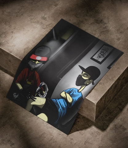 Late Night Tattoo Sesh – Print | Urban & Contemporary Tattoo Illustration - Caio Trevisan Art