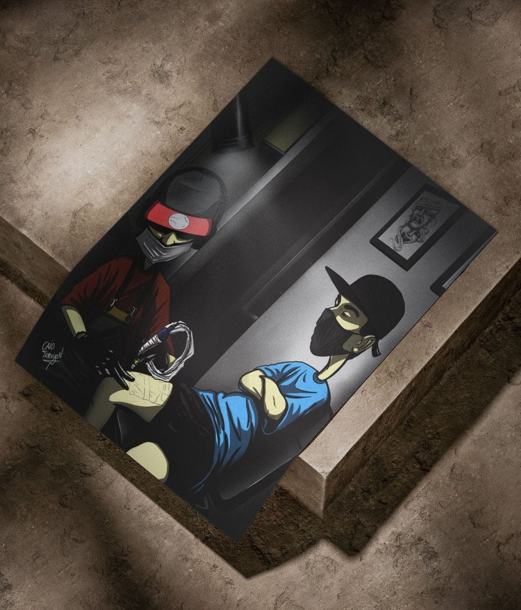 Late Night Tattoo Sesh – Print | Urban & Contemporary Tattoo Illustration - Caio Trevisan Art