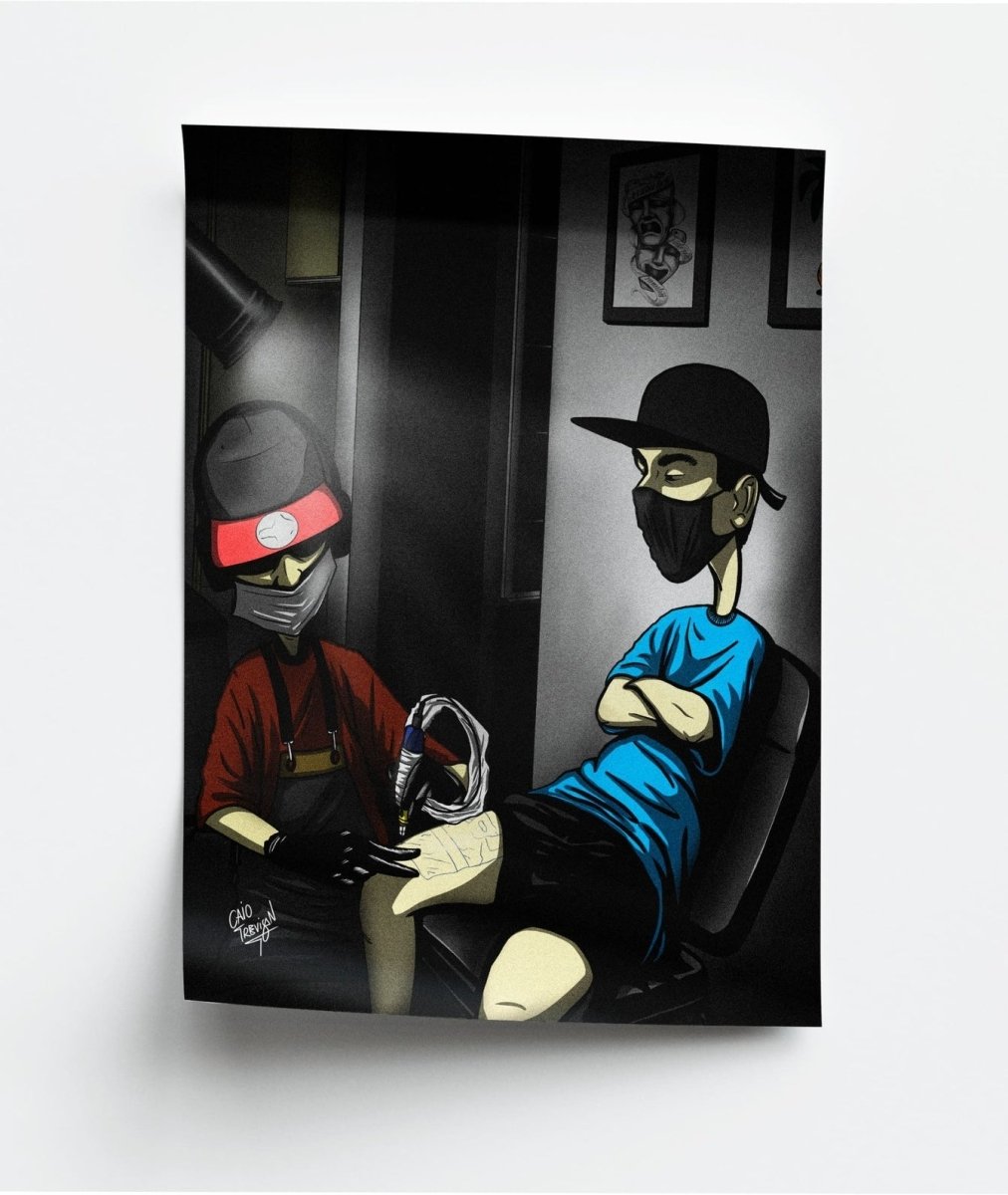 Late Night Tattoo Sesh – Print | Urban & Contemporary Tattoo Illustration - Caio Trevisan Art