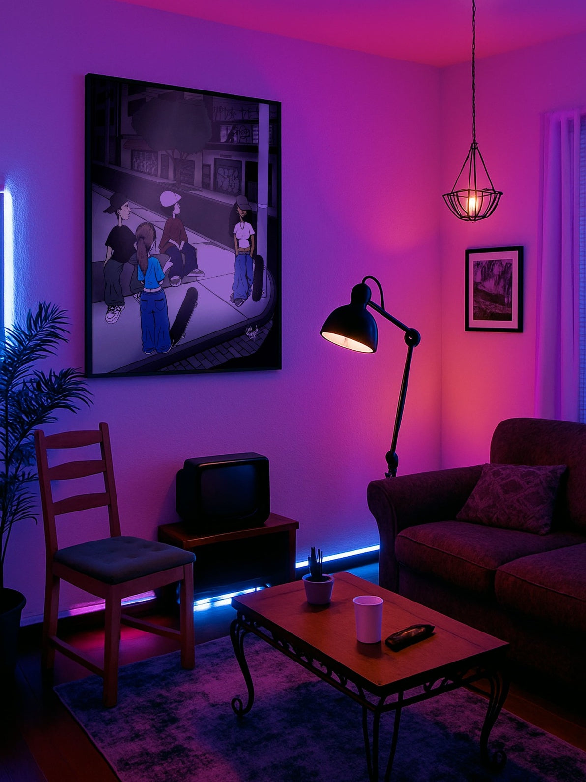 Póster enmarcado "After Session" | Arte mural contemporáneo de skate