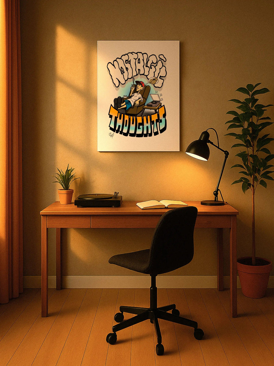 Nostalgic Thoughts – Canvas Print | Ready To Hang | Urban & Contemporary Concept Artwork - Caio Trevisan Art