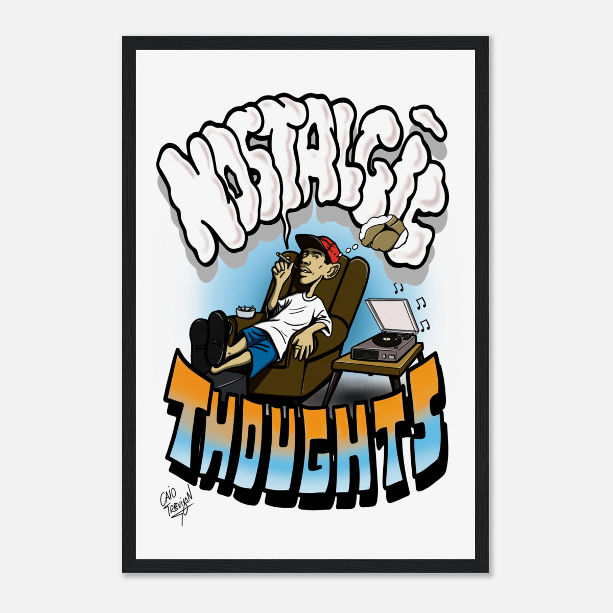 Nostalgic Thoughts – Framed Poster | Contemporary Wall Art - Caio Trevisan Art