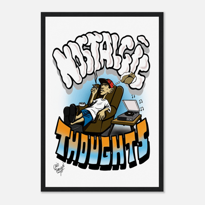 Nostalgic Thoughts – Framed Poster | Contemporary Wall Art - Caio Trevisan Art