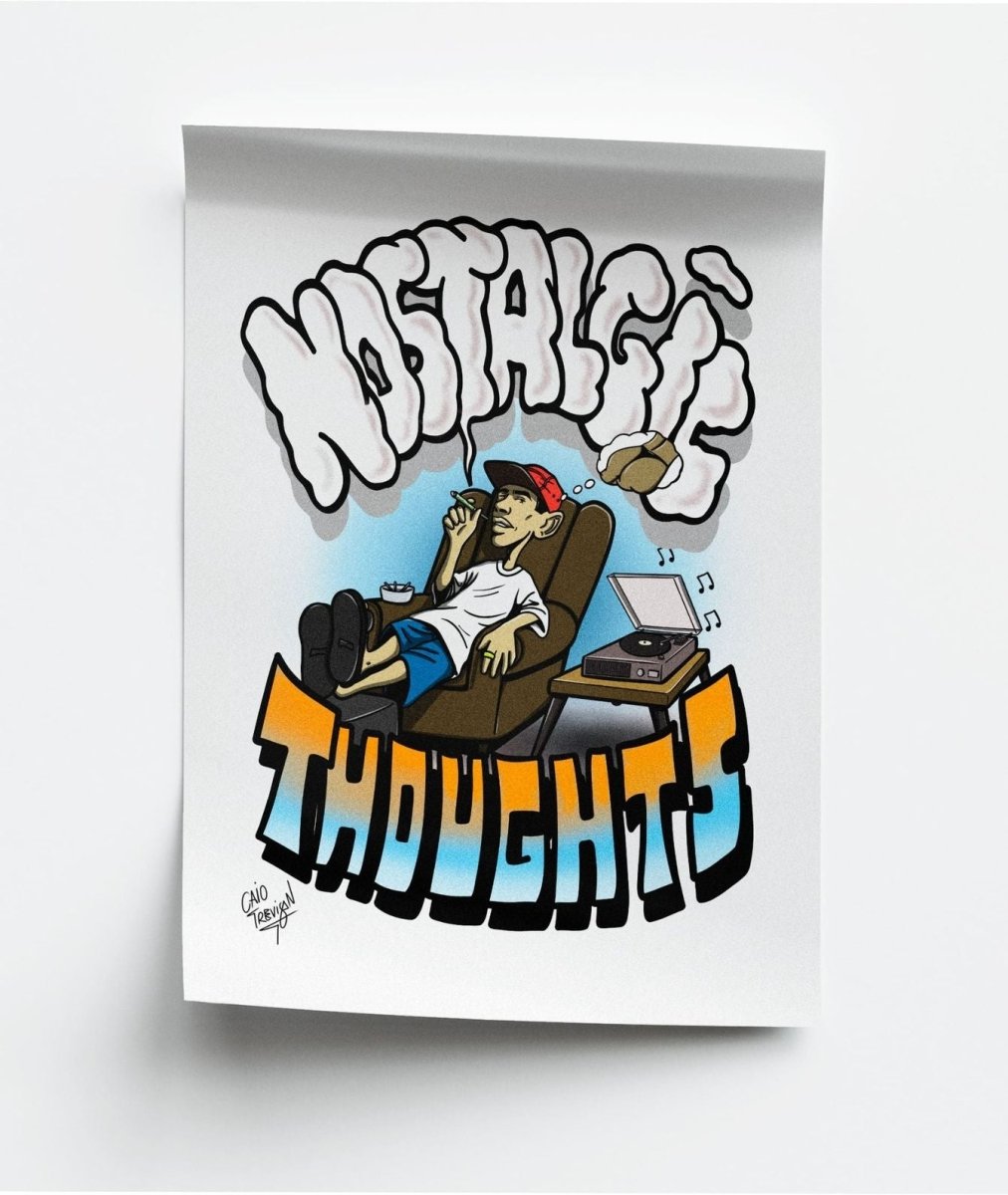 Nostalgic Thoughts – Print | Contemporary Concept Illustration - Caio Trevisan Art