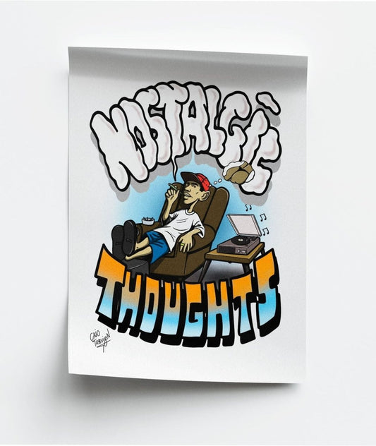 Nostalgic Thoughts – Print | Contemporary Concept Illustration - Caio Trevisan Art