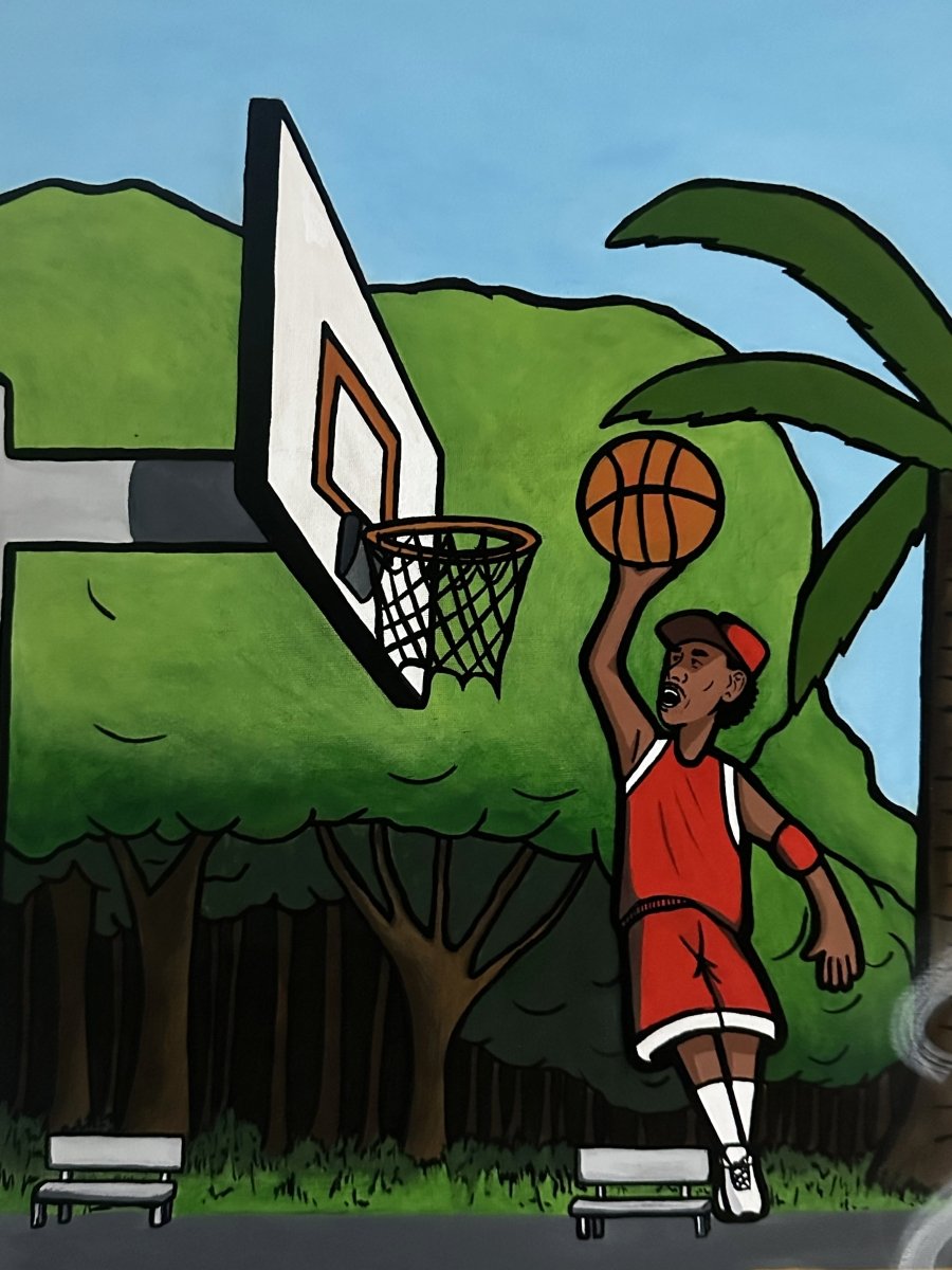 ''PLAYERS'' Acrylic On Canvas Original Painting - 90x120cm - Caio Trevisan Art