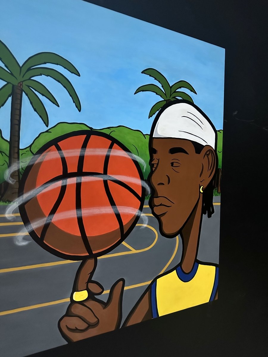 ''PLAYERS'' Acrylic On Canvas Original Painting - 90x120cm - Caio Trevisan Art