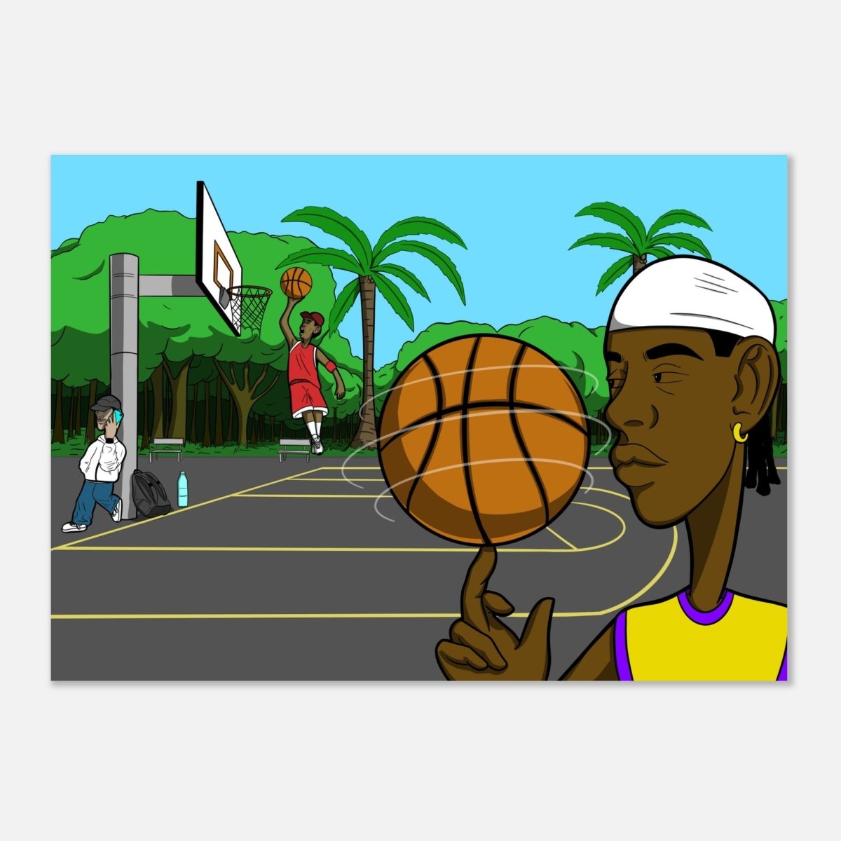 ''PLAYERS'' Premium Semi - Glossy Paper Poster - Caio Trevisan Art