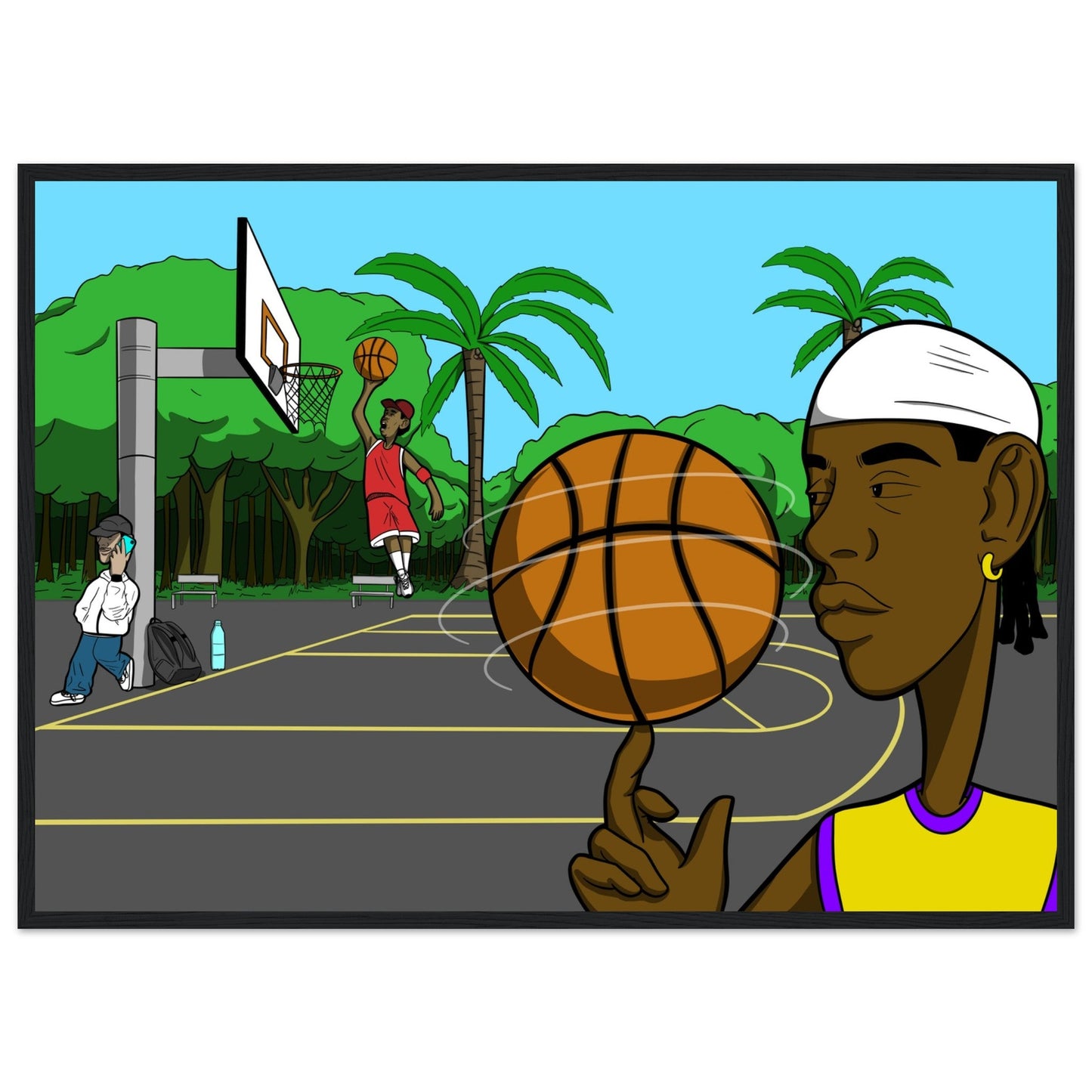 ''PLAYERS'' Premium Semi - Glossy Paper Wooden Framed Poster - Caio Trevisan Art