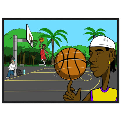 ''PLAYERS'' Premium Semi - Glossy Paper Wooden Framed Poster - Caio Trevisan Art