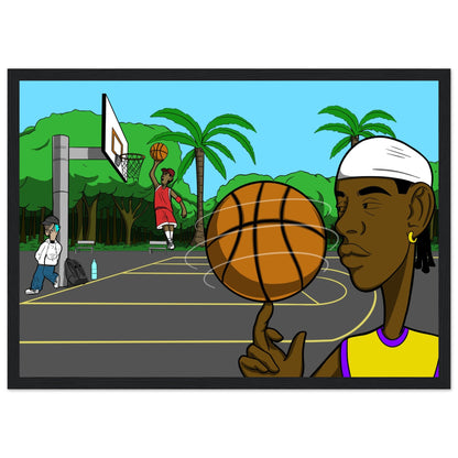 ''PLAYERS'' Premium Semi - Glossy Paper Wooden Framed Poster - Caio Trevisan Art