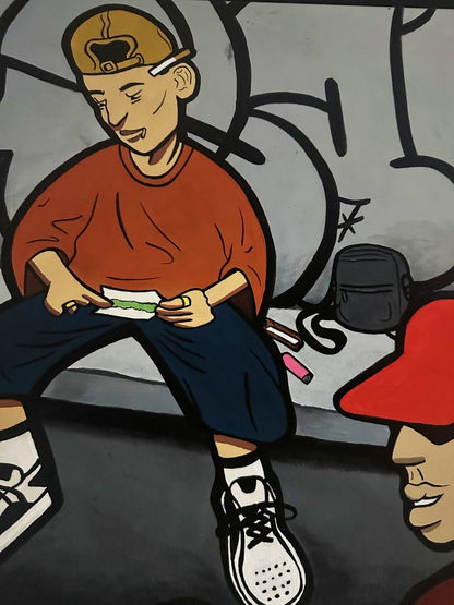 ''SESSION'' Acrylic on Canvas Original Painting - 90x120cm - Caio Trevisan Art