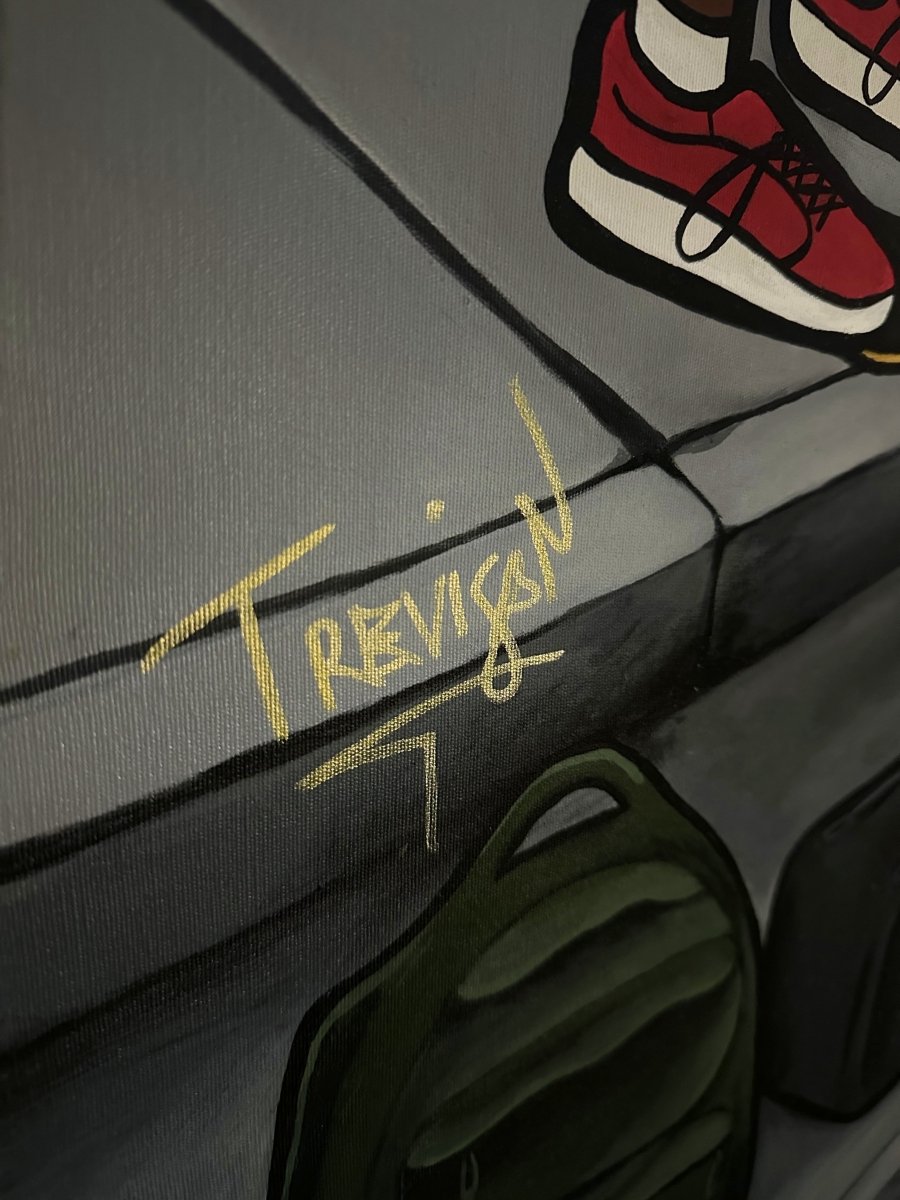 ''SESSION'' Acrylic on Canvas Original Painting - 90x120cm - Caio Trevisan Art