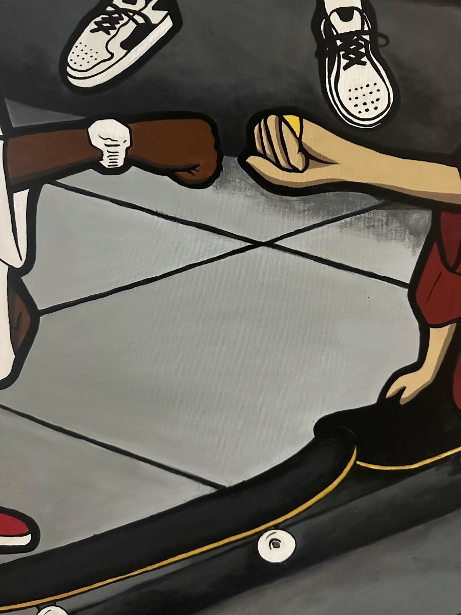 ''SESSION'' Acrylic on Canvas Original Painting - 90x120cm - Caio Trevisan Art