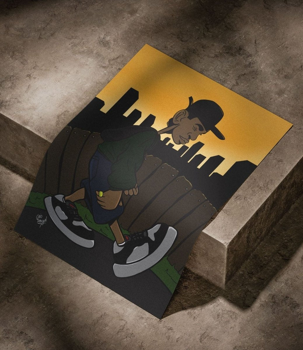 The City Never Sleeps – Print | Urban & Contemporary Cityscape Illustration - Caio Trevisan Art