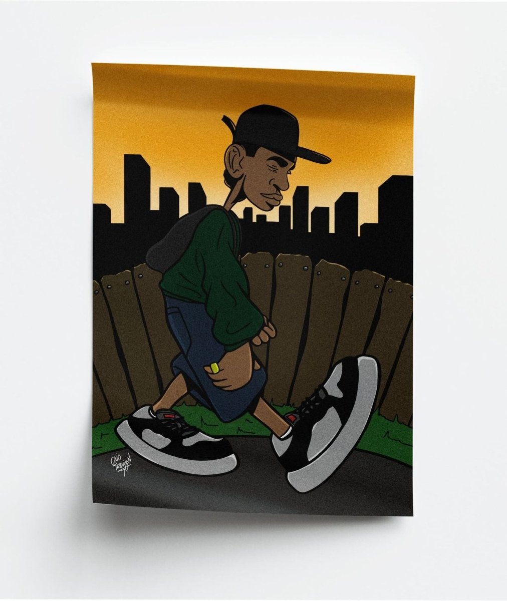 The City Never Sleeps – Print | Urban & Contemporary Cityscape Illustration - Caio Trevisan Art