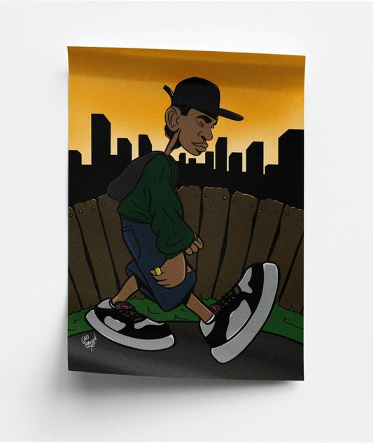 The City Never Sleeps – Print | Urban & Contemporary Cityscape Illustration - Caio Trevisan Art