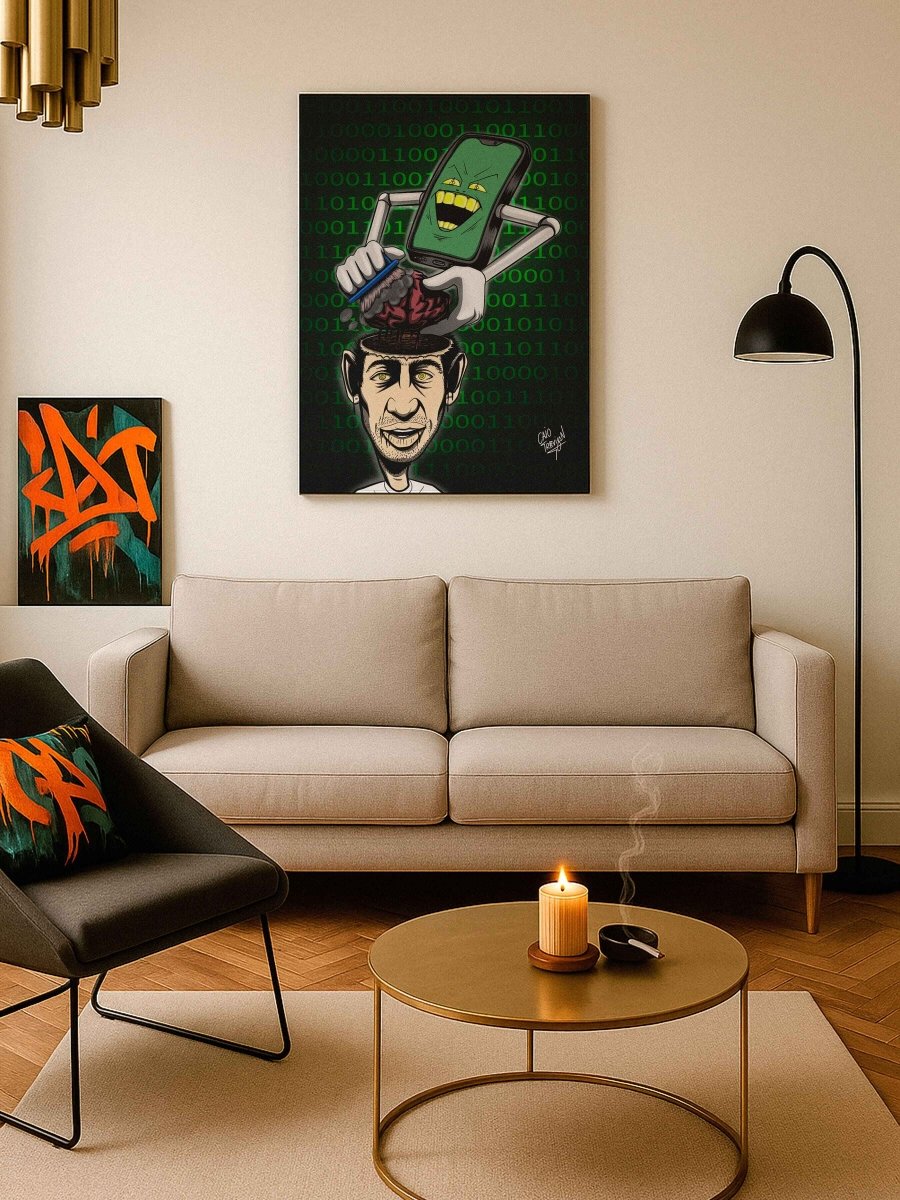 World Is Gone – Canvas Print | Ready To Hang | Surreal & Contemporary Artwork - Caio Trevisan Art