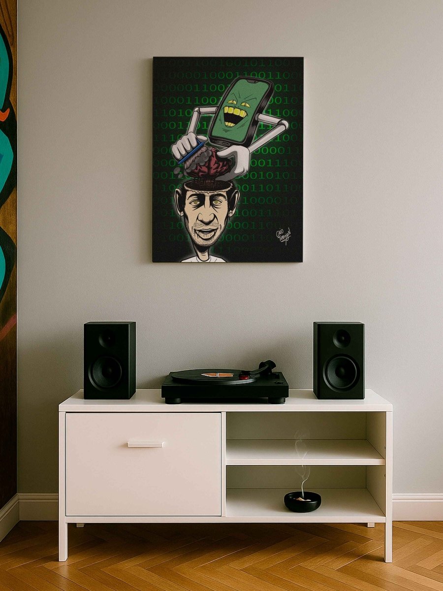 World Is Gone – Canvas Print | Ready To Hang | Surreal & Contemporary Artwork - Caio Trevisan Art