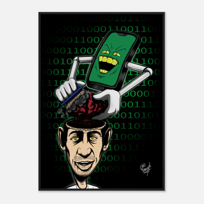 World Is Gone – Framed Poster | Surreal & Contemporary Wall Art - Caio Trevisan Art