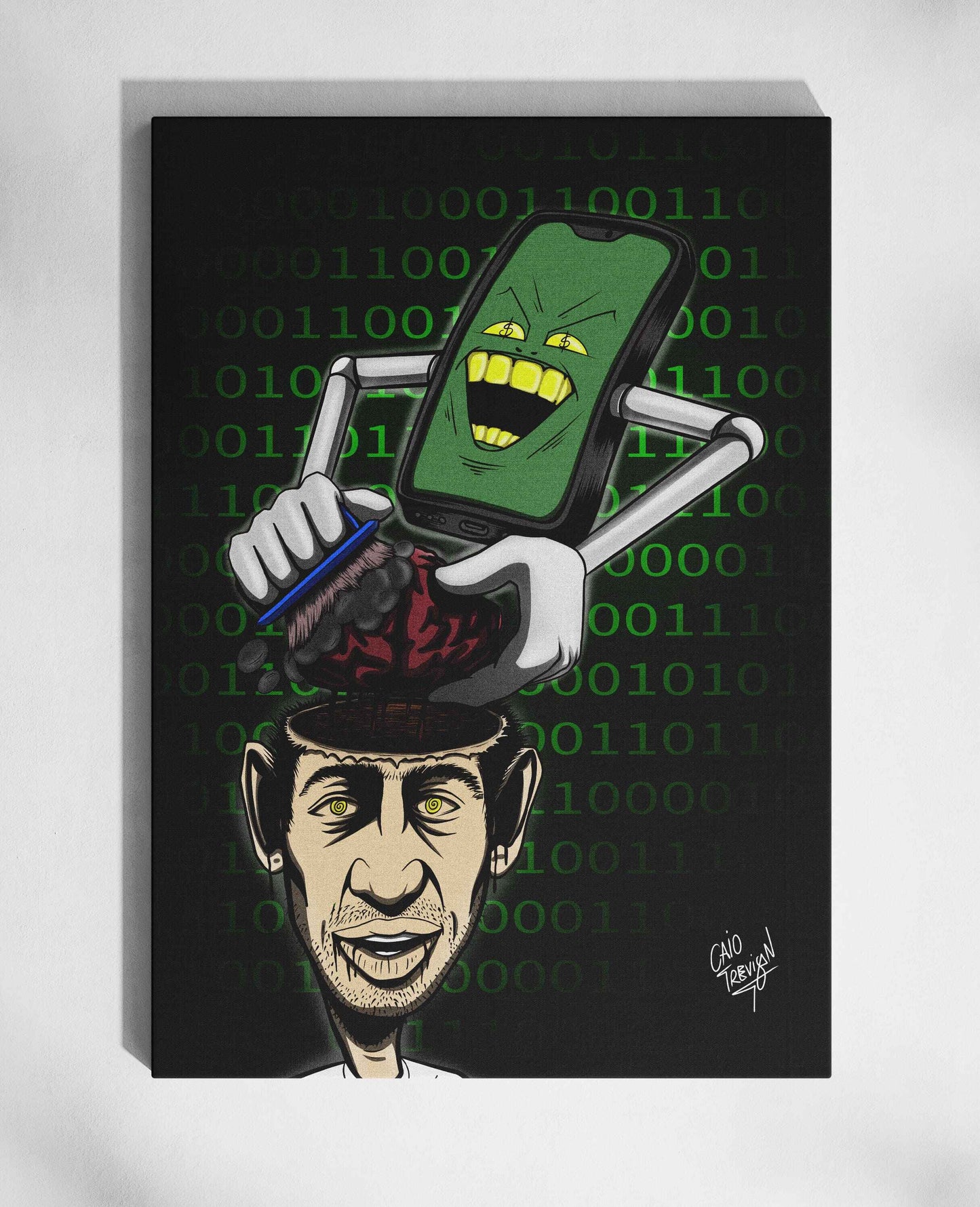 World Is Gone – Canvas Print | Ready To Hang | Surreal & Contemporary Artwork