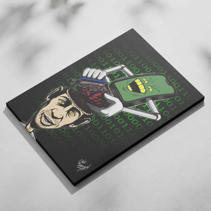 World Is Gone – Canvas Print | Ready To Hang | Surreal & Contemporary Artwork